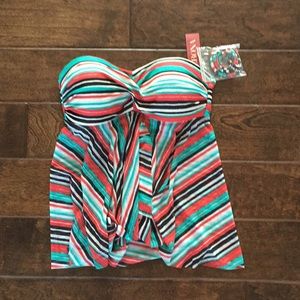 Striped Merona Tankini Top